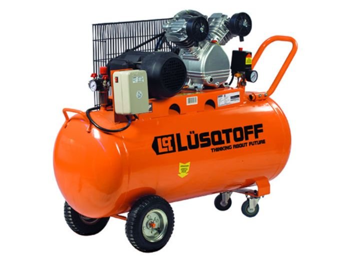 Compresor 3 HP – 100 Litros – LUSQTOFF LC-30100 – MAQUITOOLS