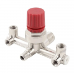 Base Con Regulador para Compresor - Salida Aire Doble