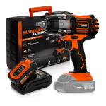 Llave de Impacto 1/2" a Bateria 20V - 400 NM - ULT113 - HAMILTON